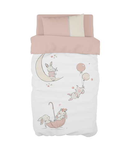 Adventure Bunnies Cot Duvet Set