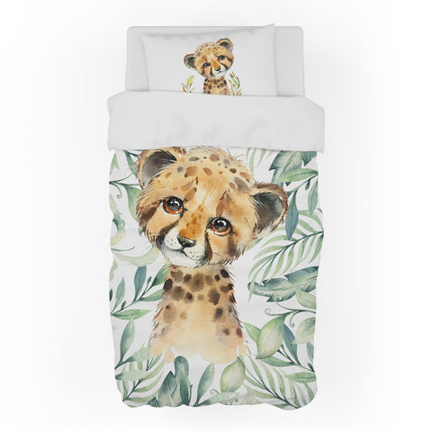 Cheetah Cot Set