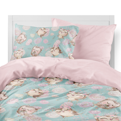 Forest Owls Kids Duvet Set