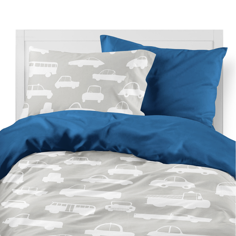 Grey Traffic Kids Duvet Set