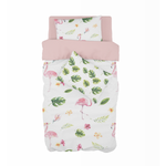 Tropical Flamingo Cot Duvet Set