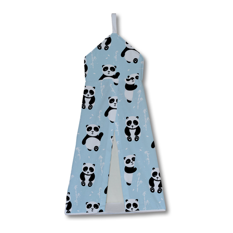 Blue Playful Panda Nappy Stacker