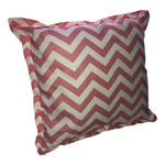 Pink & White Chevron Scatter Cusion