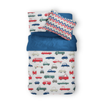Traffic Granite Kids Duvet Set
