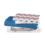 Red and Blue Air Show Kids Duvet Set