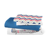 Red and Blue Air Show Kids Duvet Set
