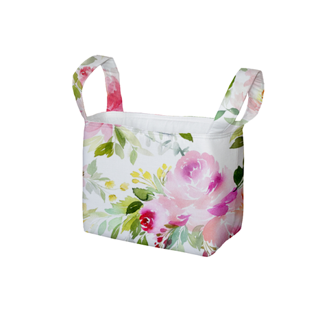 Flower Show Fabric Storage Bin