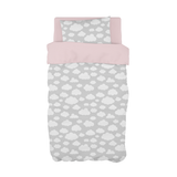 Grey Cloudy Cot Duvet Set