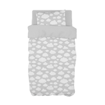 Grey Cloudy Cot Duvet Set