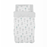 Blue Up and Away Cot Duvet Set