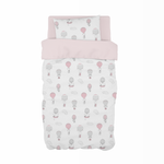 Pink Up and Away Cot Duvet Set