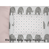 Grey Ele Cot Duvet Set