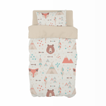 Fox and Bear Cot Duvet Set