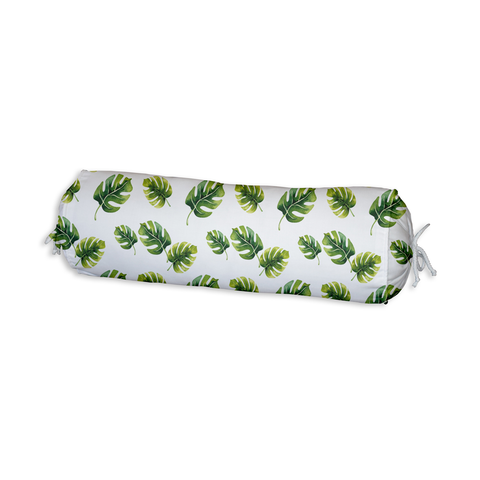 Monstera Leaves Bolster Cushion