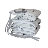 Grey Air Show Padded Cot Bumper