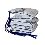 Grey Air Show Padded Cot Bumper