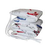 Red and Blue Air Show Padded Cot Bumper