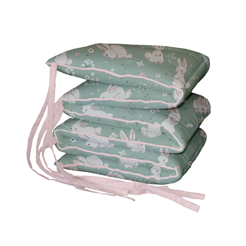 Meadow Hares Padded Cot Bumper