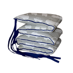 Grey Traffic Padded Cot Bumper