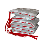 Grey Traffic Padded Cot Bumper