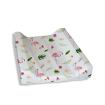 Tropical Flamingo Change Mat Cover