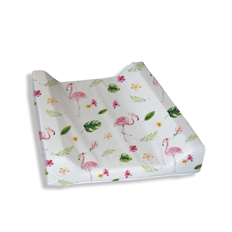 Tropical Flamingo Change Mat Cover