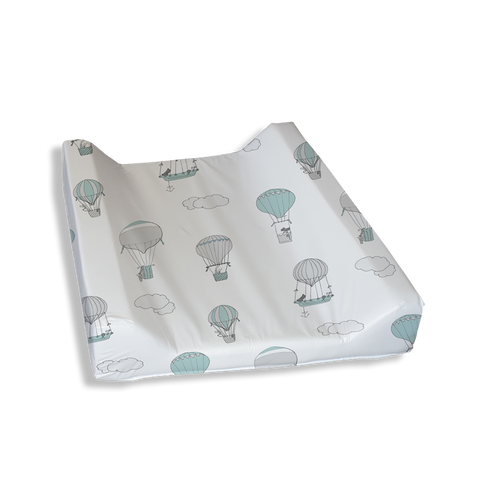 Up and Away Blue Grey Change Mat Cover