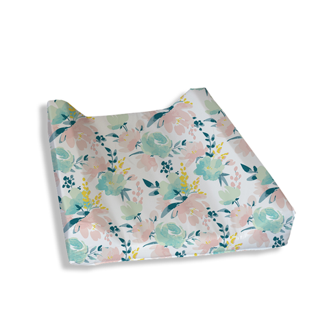 Watercolour Floral Change Mat Cover