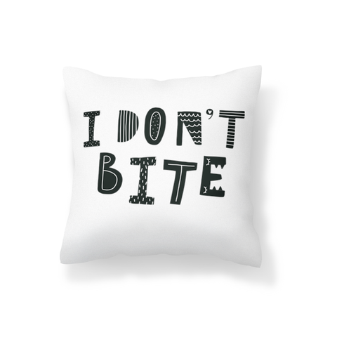 I Don't Bite Scatter Cushion
