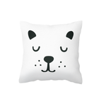 Black Bear Face Scatter Cushion
