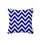Navy Chevron Scatter Cushion