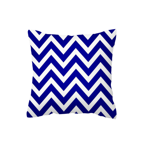 Navy Chevron Scatter Cushion