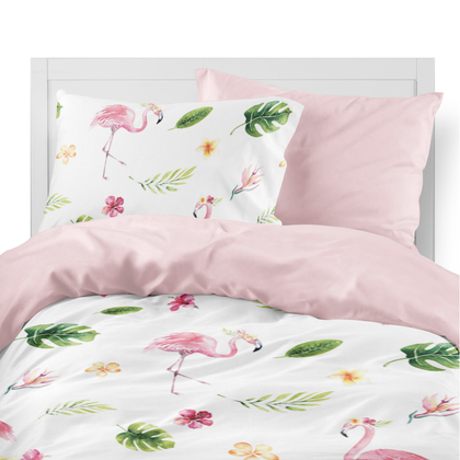 Tropical Flamingo Kids Duvet Set