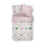 Tropical Flamingo Kids Duvet Set