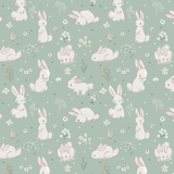 Meadow Hares Padded Cot Bumper