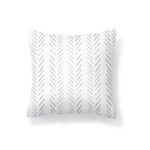 Light Grey Herringbone Scatter Cushion