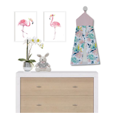 Watercolour Floral Nappy Stacker