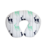 Birch Stags Navy Feeding Cushion