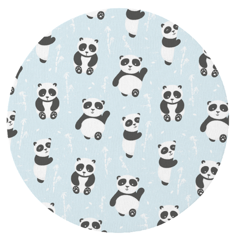 Blue Playful Panda Play Mat