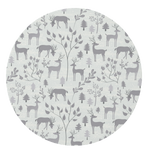 Grey Snowy Woodland Play Mat