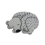 Black Sleeping Bear Cushion