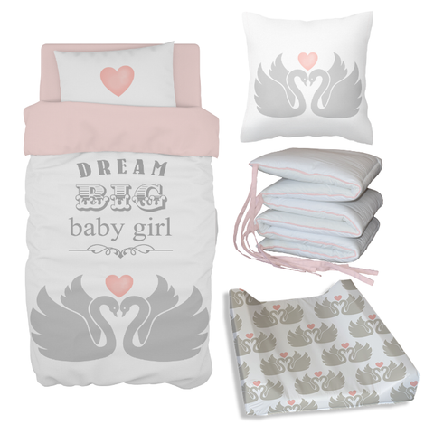 Swan Love Bale Set