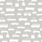 Grey Traffic Padded Cot Bumper